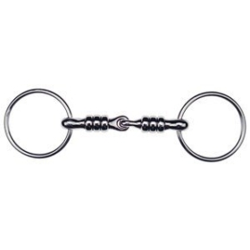 Ring Snaffle with cherry roller