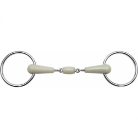 FEELING Flexi double-jointed ring snaffle