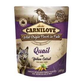 CL pouch Pate Quail Yellow Carrot 300g 