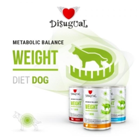 Disugual *WEIGHT* VEIS DISUGUAL DIET DOG WET FOOD 400 GR