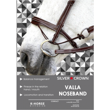 K-horse bridles Arezzo headpiece+valla noseband