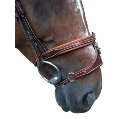 K-horse bridles Arezzo headpiece+X noseband