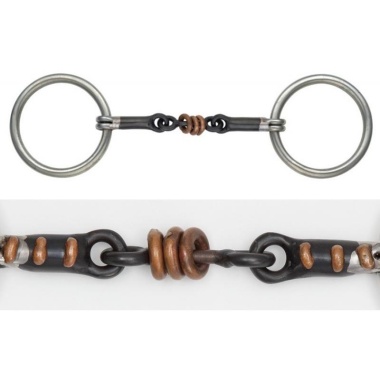 Sweet Iron Copper Roller Snaffle