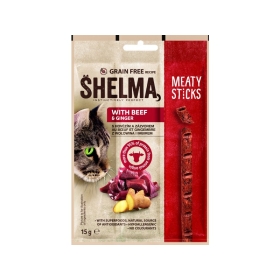 Shelma meaty sticks beef-ginger 15g
