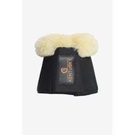 Sheepskin Over reach Boots black