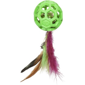 JW Cataction Feather Ball with Bell