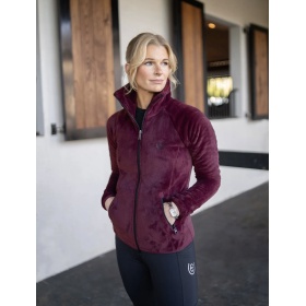 ES Velvet Fliis jakk Merlot