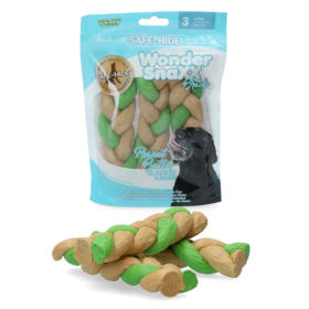 Wonder Snaxx Braid peanut and apple