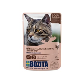 Bozita einekotike kana ja maksa tükid zeleez 85g