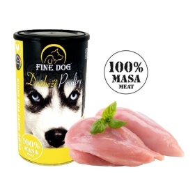 Fine Dog linnulihakonserv koertele 100%liha