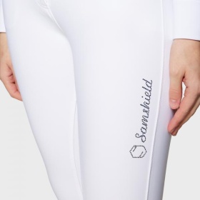 Samshield põlvegrippidega püksid ADELE PREMIUM white cosmic FW25 