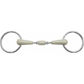 FEELING Flexi double-jointed ring snaffle