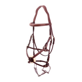 Snaffle bridle figure eight