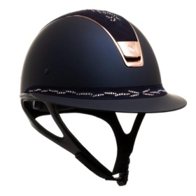 Samshield helmet rose gold flower