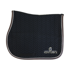 Kentucky fishbone leather  saddle pad