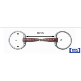 Metalab oliiv PINCHLESS nahast 20mm