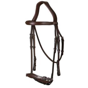 Adjustable Drop Noseband Bridle Black Cob New English Collection