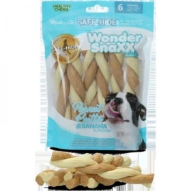 Wonder Snaxx Twists peanut and banana