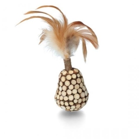 Addicted Wooden wobbler with feathers 