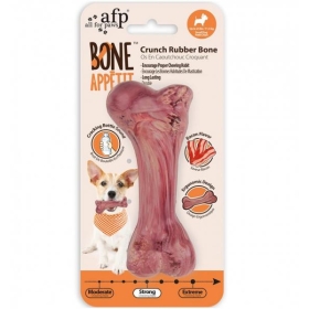 AFP Bone Appetit-Crunch Rubber Bone Small