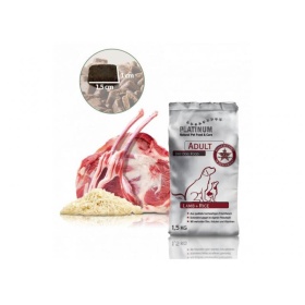 Platinum Adult Lamb+Rice 1,5kg