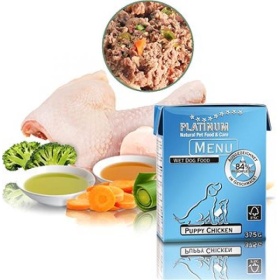 Platinum Menu Puppy Chicken 375g