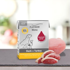 Platinum Menu Duck+Turkey 375g