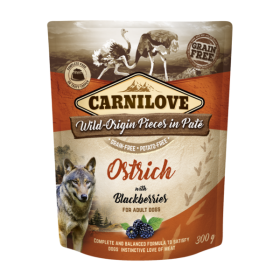 CL pouch Pate Ostrich / Blackberrie 300g