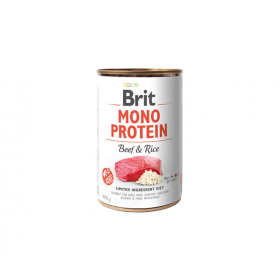 Brit Care mono Beef&Rice kons 400g 