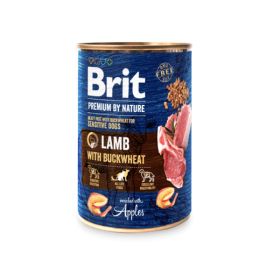Brit Premium by Nature konserv lamb with buckwheat 800g 
