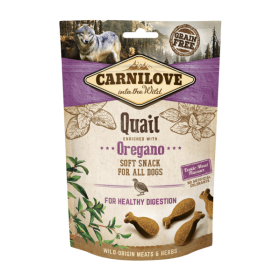 Carni Love Dog Snack Quail&Oregano 200g
