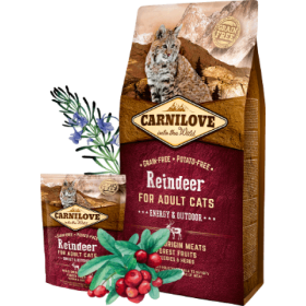 Carni Love Cat Reindeer Adult Energy&Out 0,4 kg