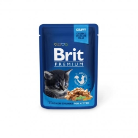 Brit Premium Chicken Kitten tarrendis 100g 