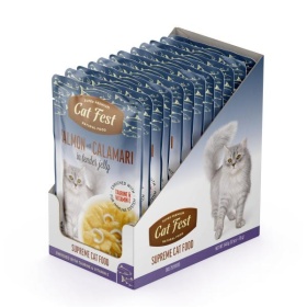 Cat fest einekotike lõhe ja kalmaariga želees 70g