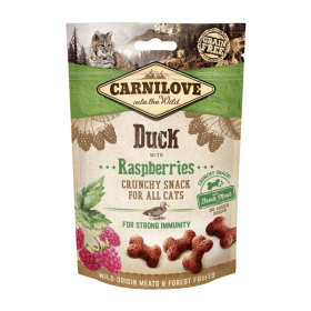 Cl Cat Snack Duck Raspberries 50g