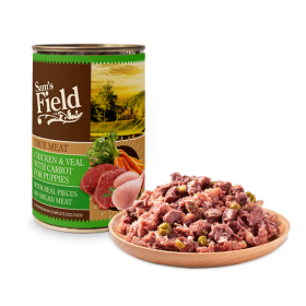 Sam's Field kons puppy Chicken & Carrot  400g