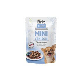 Brit Care Mini pouch Venision fillets in gravy 85g