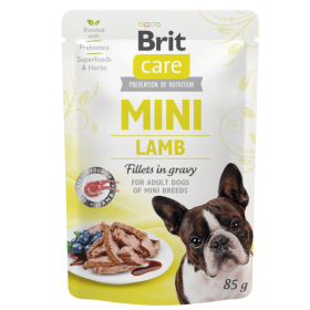 Brit Care Mini pouch Lamb fillets in gravy 85g 