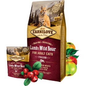 Carni Love Cat Lamb&Wild Boar Adult Steril