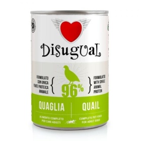 Disugual DOG WET FOOD QUAIL 400 GR 