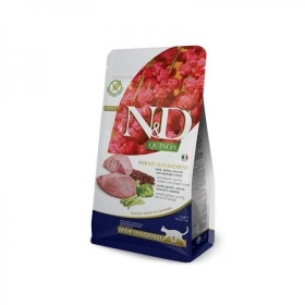 Farmina N&D Quinoa Weight Management kuivtoit kassile lambaliha ja brokkoliga 300g