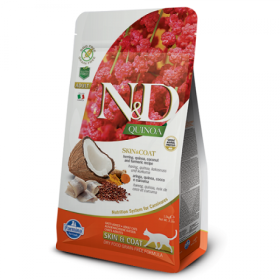 Farmina Quinoa heeringa ja kinoaga skin&coat kassitoit 300g
