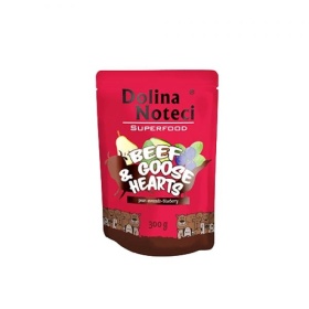 Dolina Noteci Dog Superfood Beef & Goose hearts 300g