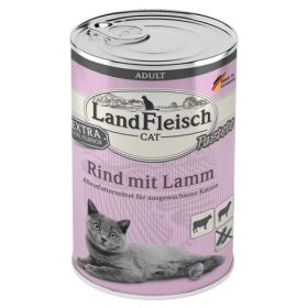 Land Fleisch Cat Veis & Lammas 400g 