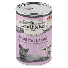Land Fleisch veise ja lambaga konserv kassidele 400g 