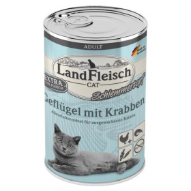 Land Fleisch kodulinnuliha ja krabiga konserv kassidele 400g