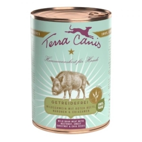 Terra Canis Menu Wild Boar with beetroot, sweet chestnut & chia seed 400g