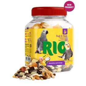 RIO Fruit & Nuts Mix. Natural treat for birds, 160 g 