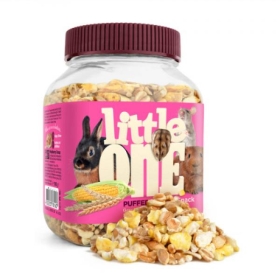 Little One Pufed grains. Snack for all small mammals, 100 g