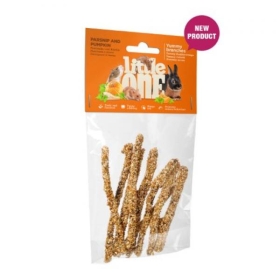 Little One Yummy branches with parsnip and pumpkin. Snack for all small mammals, 35 g